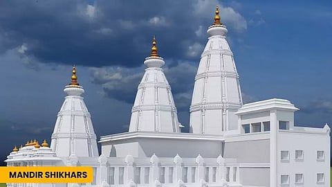 The temple will be 700ft tall