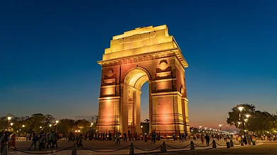 Shutterstock : A view of the India Gate, Delhi