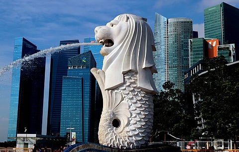 The Merlion, one of Singapore's most popular destinations