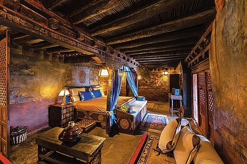 One of the rooms inside Stok Palace