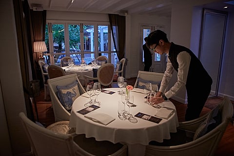 A view of Gaggan Anand's Gaggan, Bangkok