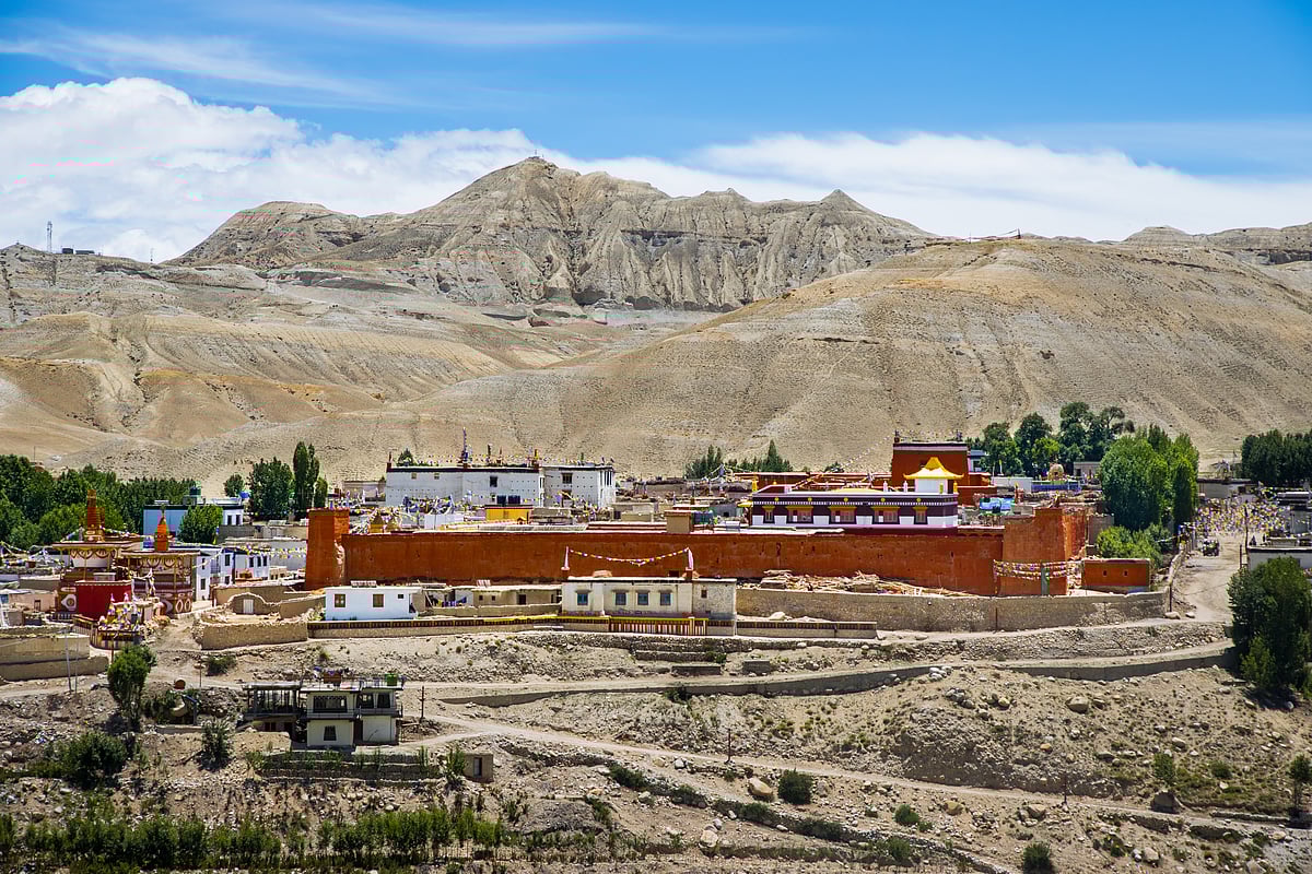 A view of the Forbidden City of Mustang
