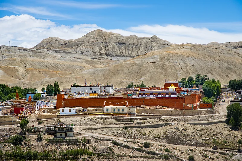 A view of the Forbidden City of Mustang