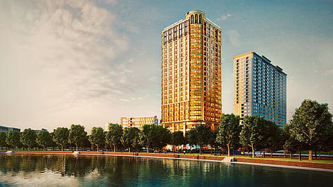 The Dolce by Wyndham Hanoi Golden Lake as seen from the outside