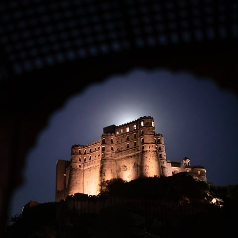 The 233-year-old Bishangarh fort 
