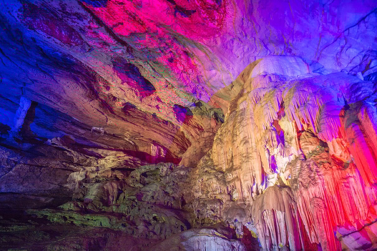 The Borra Caves are millions of years old