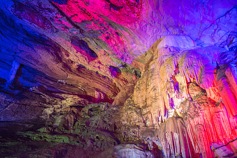 The Borra Caves are millions of years old