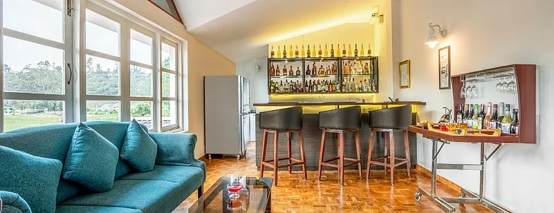 Inside one of the rooms at the Sterling Kodai Lake