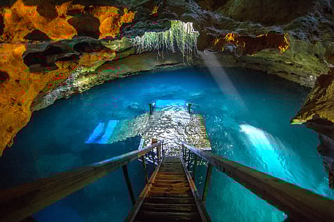 Devil's Den, Florida's only underground prehistoric spring