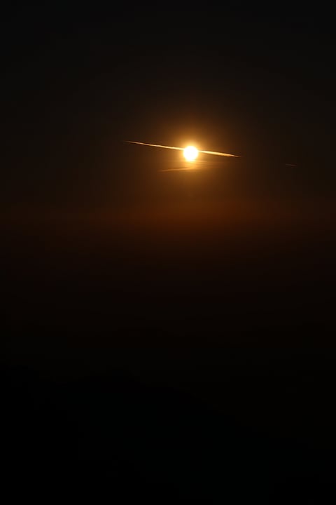 Beautiful sunset at Mount Abu