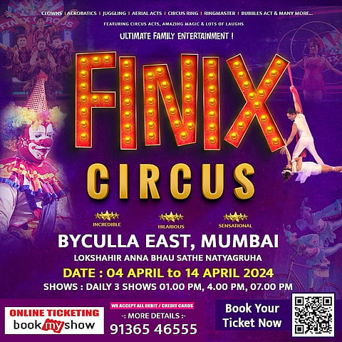 This will be the last weekend where you can catch a performance by Finix Circus