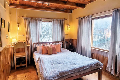 One of the rooms at Seeking Slow