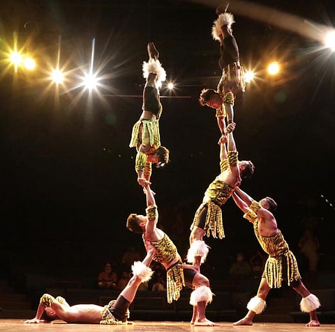 Performers of the Rambo Circus