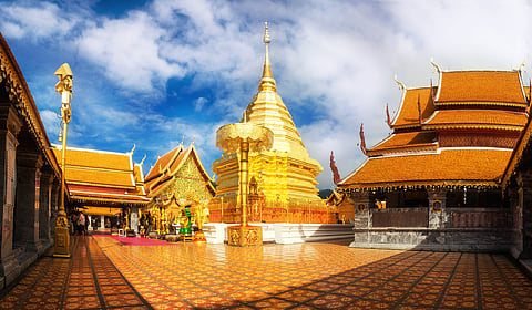 Wat Phra That Doi Suthep, the most famous temple in Chiang Mai 