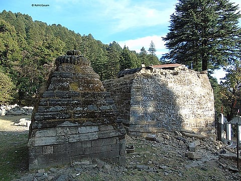 The Bindeshwar Mahadev Temple after whom the village of Binsar is named
