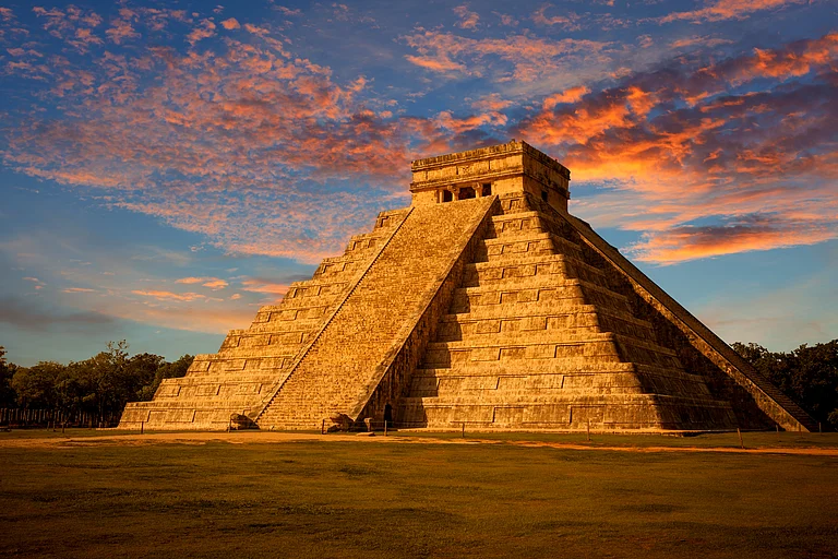 El Castillo (The Kukulkan Temple) of Chichen Itza - Shutterstock