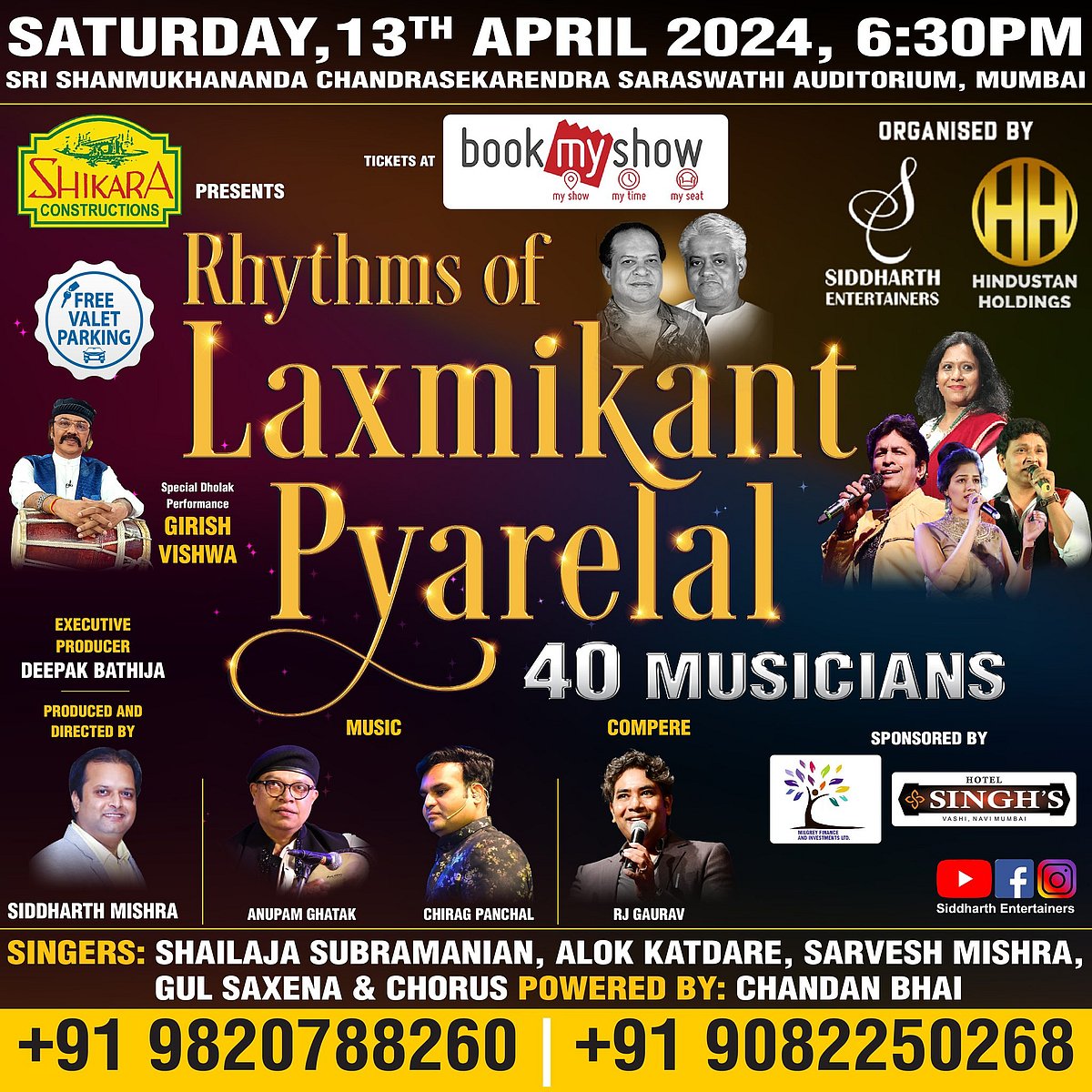 With a live orchestra this musical homage to Laxmikant-Pyarelal will have you grooving in no time