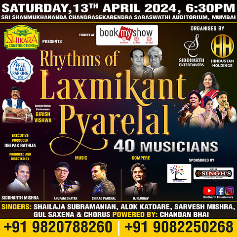 With a live orchestra this musical homage to Laxmikant-Pyarelal will have you grooving in no time