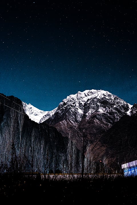 The night sky at Leh