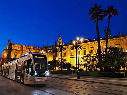 Seville at night is a delight