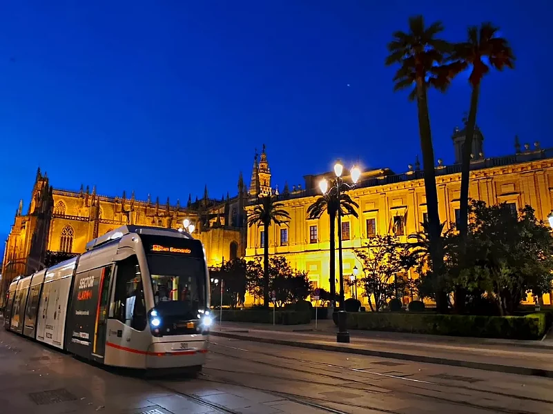 Seville at night is a delight