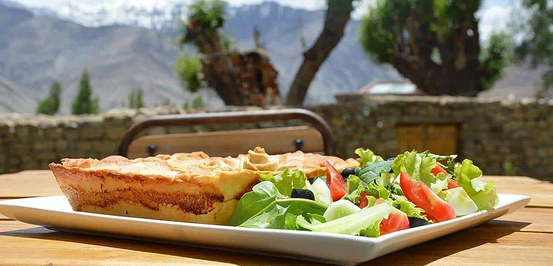 A scrumptious meal at Nimmu House