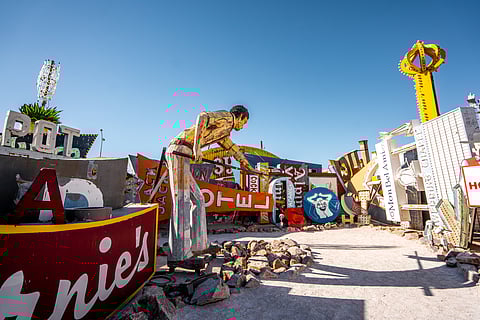 The Neon Museum is home to signs and displays from the 1930s to the present day