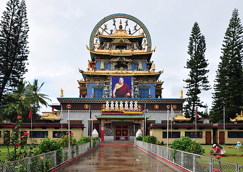 The Namdroling Monastery in Kodagu