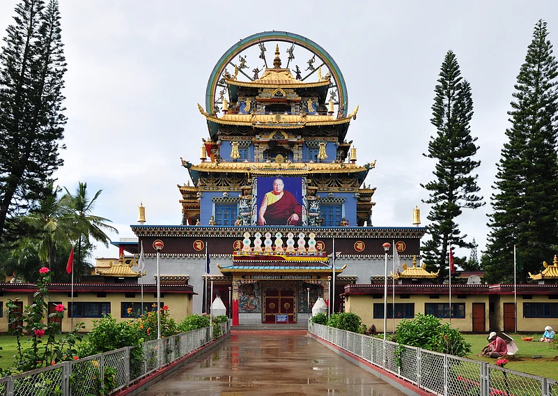 The Namdroling Monastery in Kodagu