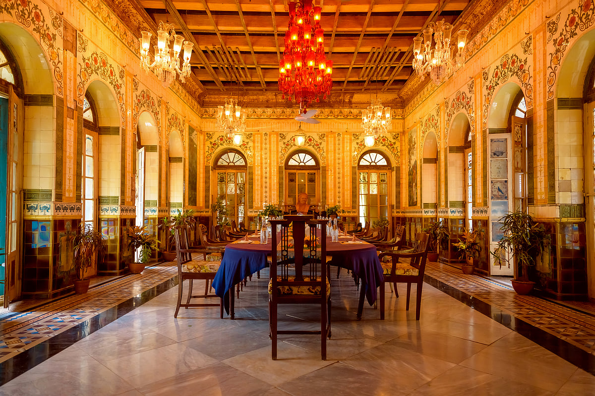 Bari Kothi boasts five dining areas