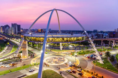 The Biswa Bangla Gate in New Town, Kolkata 