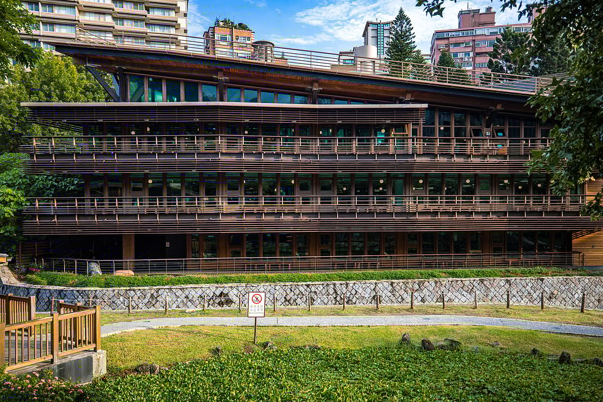 Taipei Public Library Beitou Branch Front Facade