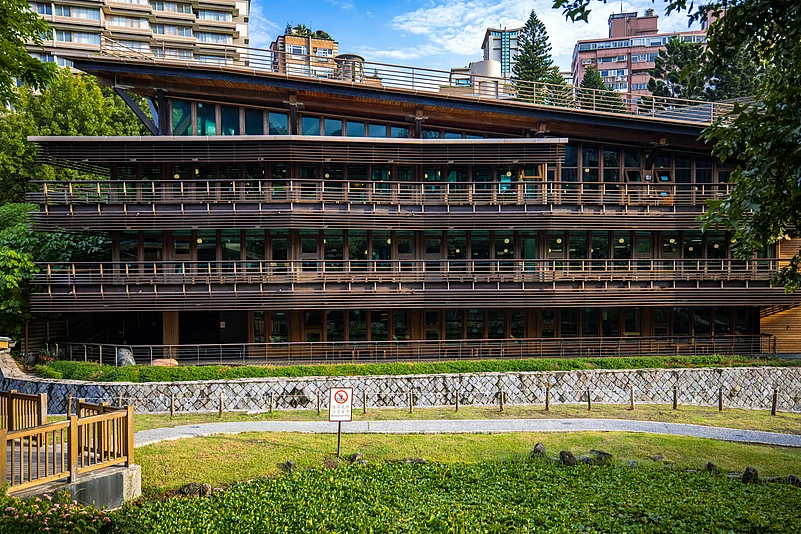 Taipei Public Library Beitou Branch Front Facade
