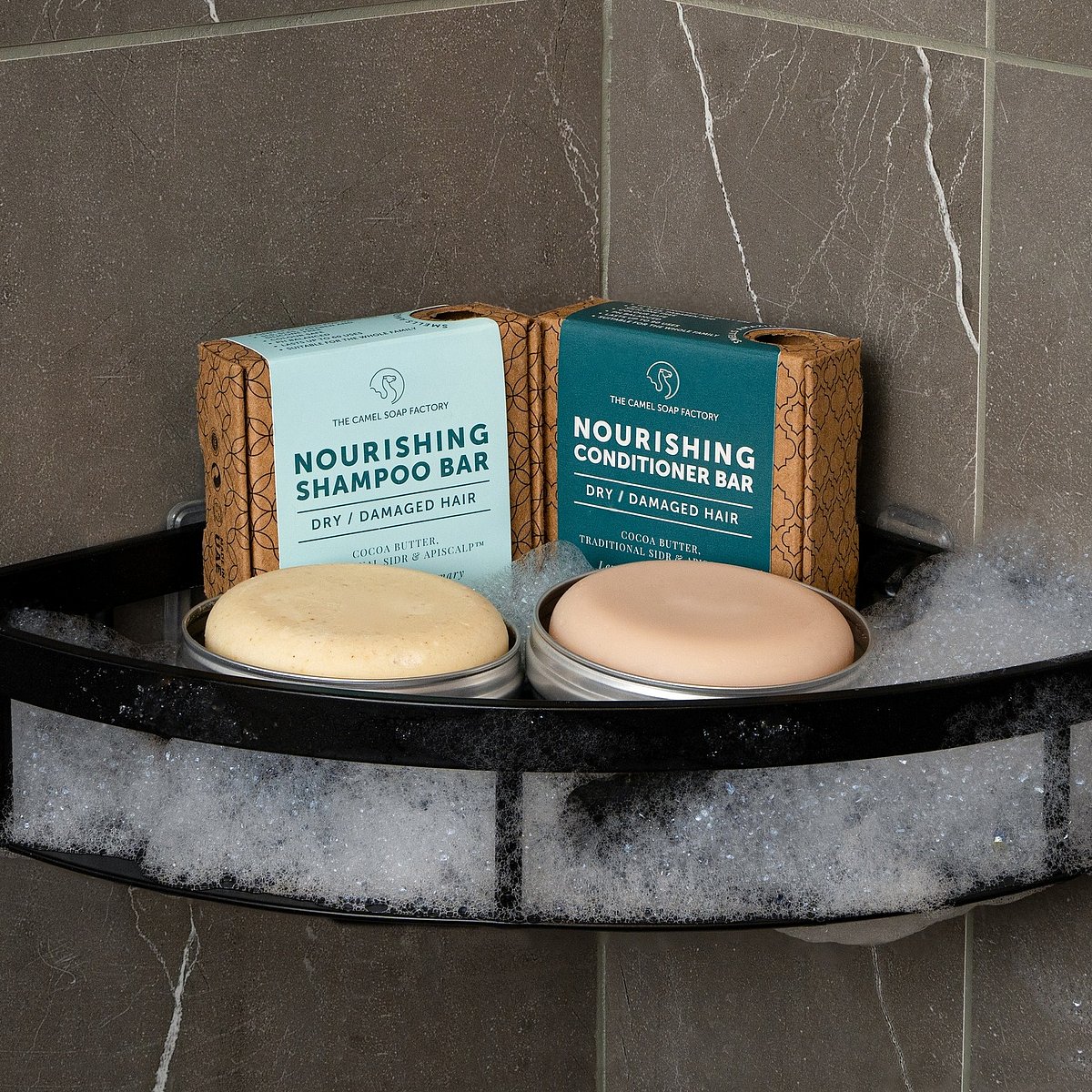 Shampoo bars made from camel milk
