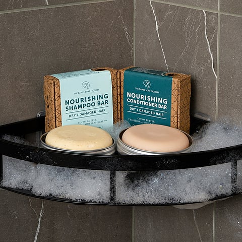 Shampoo bars made from camel milk