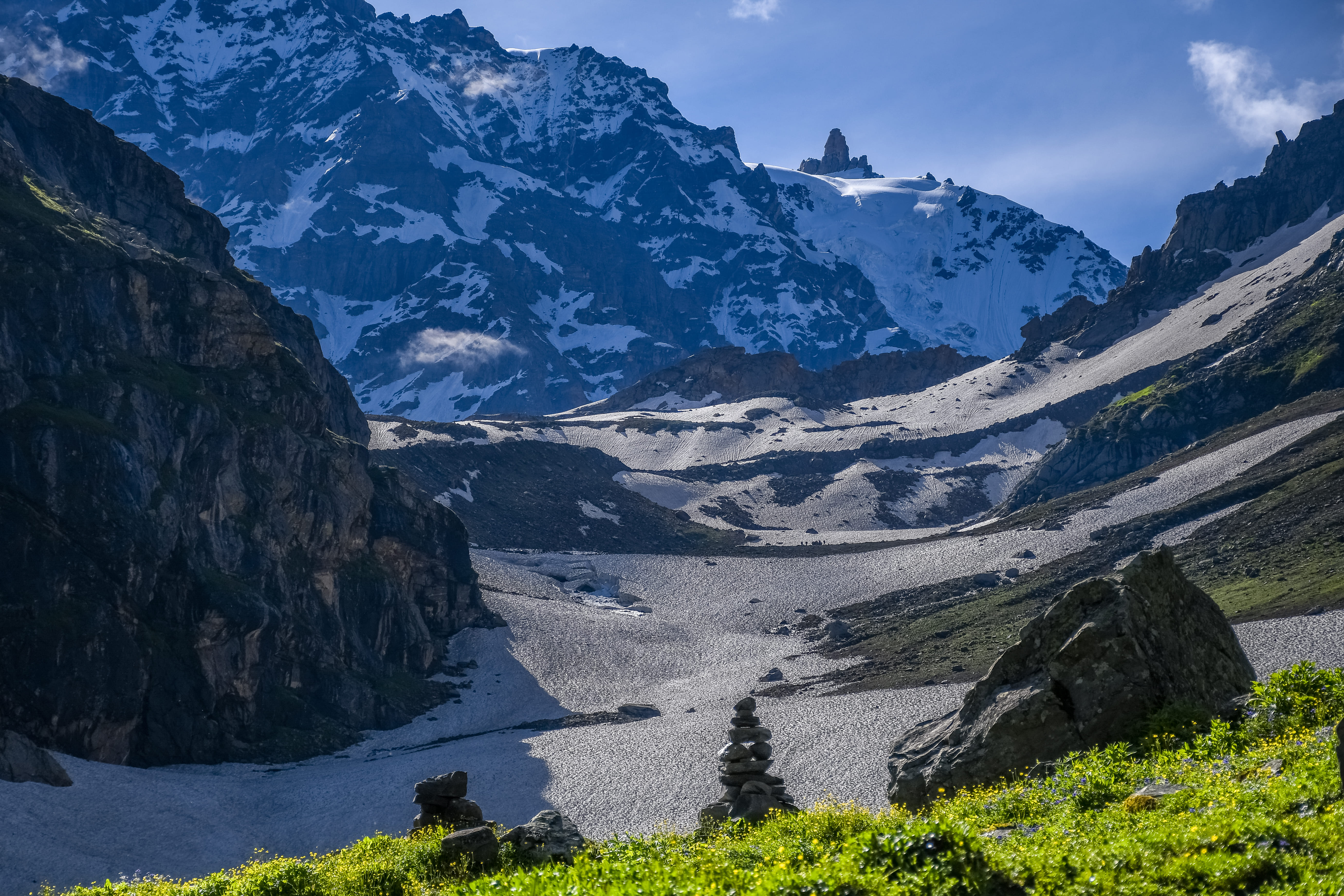The view from the Hampta Pass