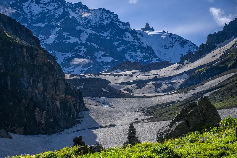 The view from the Hampta Pass