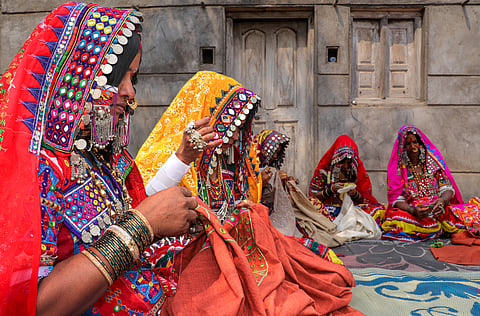 Lambani craftsmanship is committed to ecofriendly embroidery techniques 