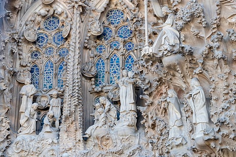 A detail from La Sagrada Família