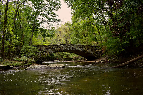 The Boulder Bridge of Rock Creek Park
