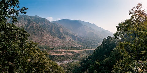 Views of a hill in Kathgodam