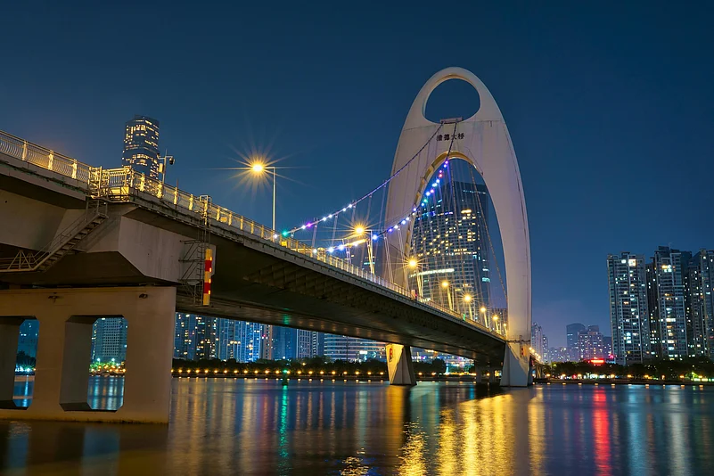 Liede Bridge in Guangzhou China