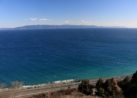 Izu Peninsula from Mount Satta