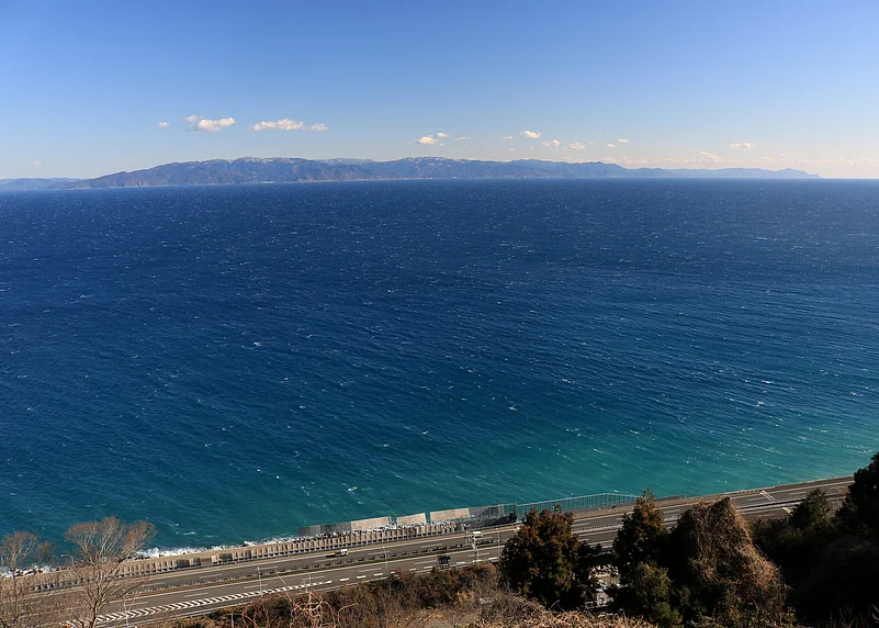 Izu Peninsula from Mount Satta