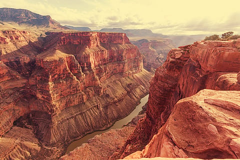 The Grand Canyon is a short helicopter ride away from Las Vegas