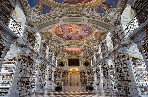 Admont Abbey Library is a jewel of Baroque architecture and artistic mastery