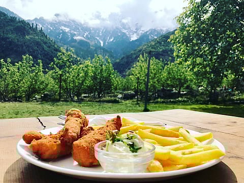 A meal with a view at Martins