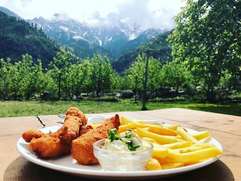 A meal with a view at Martins
