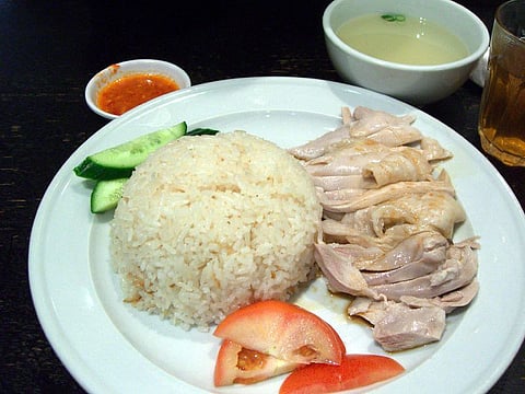 Chicken rice is a popular dish