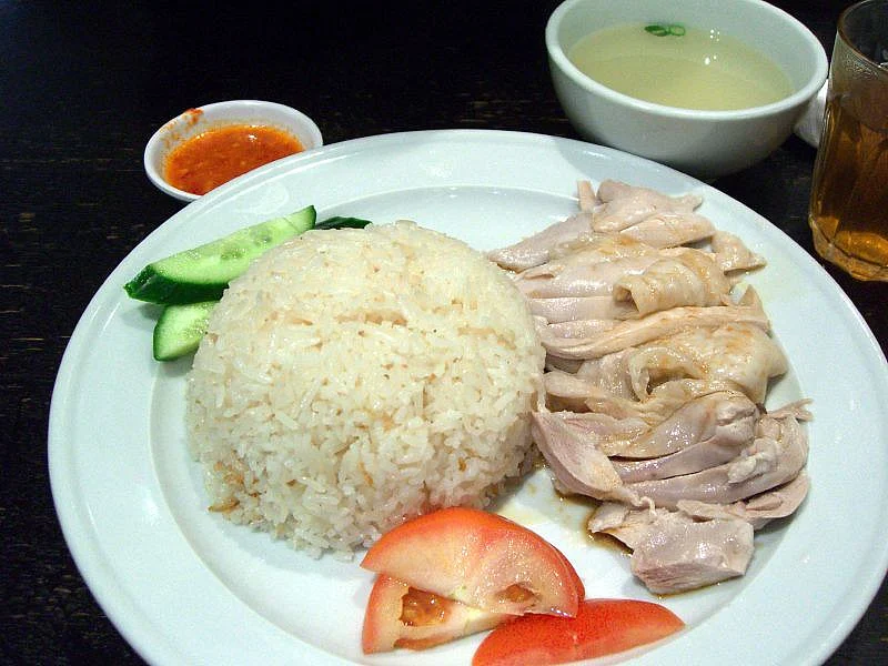 Chicken rice is a popular dish